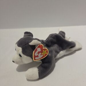 Nanook Retired 1996 Ty Beanie Babie 8in Husky Dog With Tags